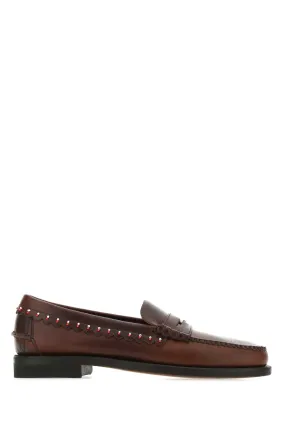 Alanui X Sebago Dan Bead Detailed Loafers