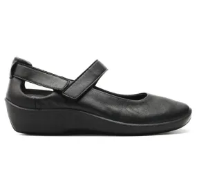 L51 Leather Women's Mary Jane Wedges Shoes